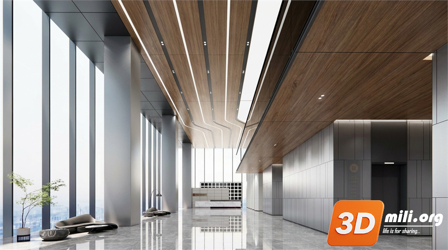 Lobby front desk Skp Files 
